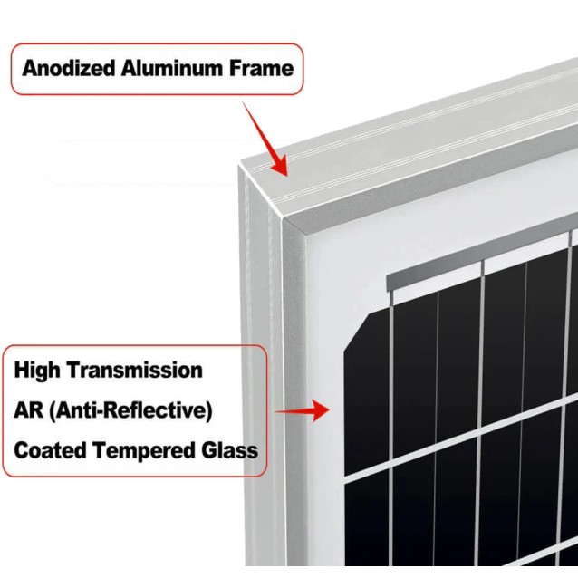 EPEVER M-40W ΦΩΤΟΒΟΛΤΑΙΚΟ ΠΑΝΕΛ ΜΟΝΟΚΡΥΣΤΑΛΛΙΚΟ 40Wp 12V