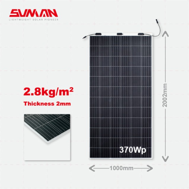 SUNMAN SMF-375 ΗΜΙΕΥΚΑΜΠΤΟ ΗΛΙΑΚΟ ΠΑΝΕΛ 375W