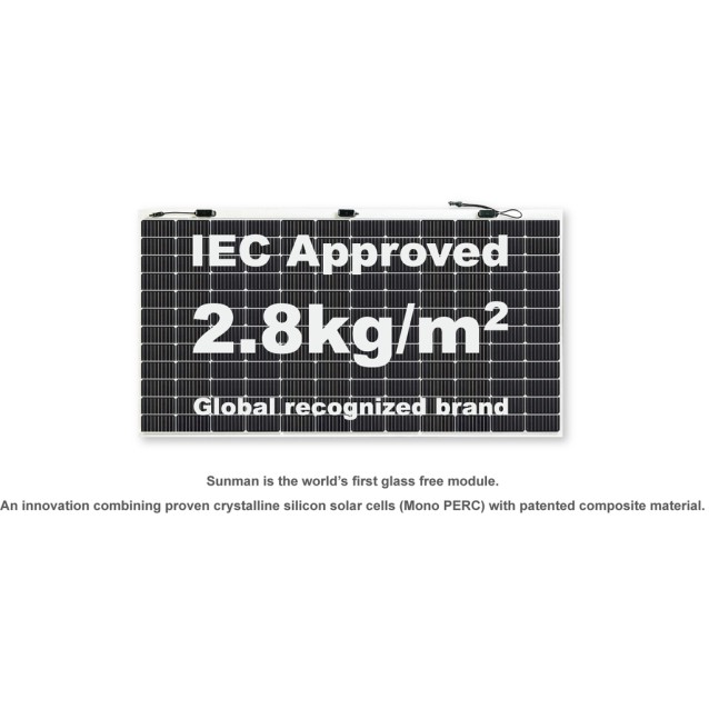 SUNMAN SMF-430 ΗΜΙΕΥΚΑΜΠΤΟ ΗΛΙΑΚΟ ΠΑΝΕΛ 430W
