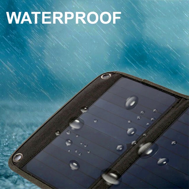 Ηλιακός φορτιστής Invictus Srusb-15 15W με USB ελαφρύς και ανθεκτικός στην βροχή