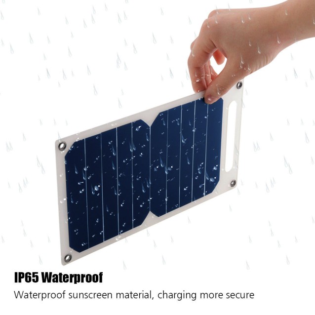 Ηλιακός Φορτιστής INVICTUS με Φωτοβολταικό Πάνελ 5W και Θύρα USB 5V-1A