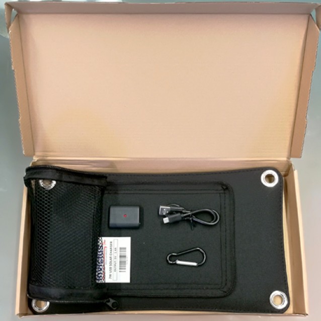 Ηλιακός φορτιστής Invictus Srusb-7 7W με θύρα USB 5V 1.4A Ελαφρύς και ανθεκτικός στην βροχή