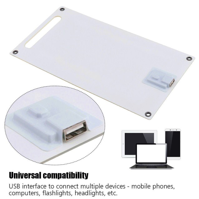 Ηλιακός Φορτιστής INVICTUS με Φωτοβολταικό Πάνελ 5W και Θύρα USB 5V-1A