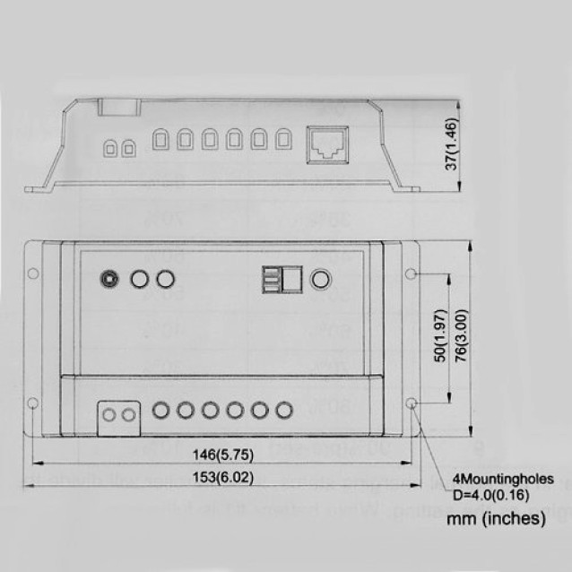EPIPDB-COM-20A ΡΥΘΜΙΣΤΗΣ ΦΟΡΤΙΣΗΣ EPSOLAR ΓΙΑ ΦΟΡΤΙΣΗ ΔΥΟ ΜΠΑΤΑΡΙΩΝ / EPEVER 20Α