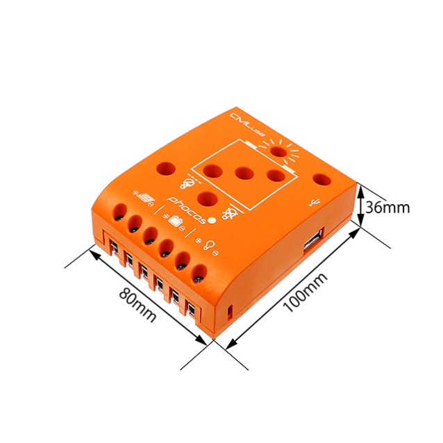CML-USB-20-2,2 ΡΥΘΜΙΣΤΗΣ ΦΟΡΤΙΣΗΣ PHOCOS 12/24V 20A