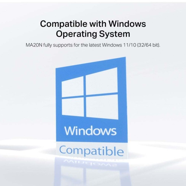 MERCUSYS ασύρματος USB αντάπτορας δικτύου MA20N, 650Mbps AC650, Ver 1.0