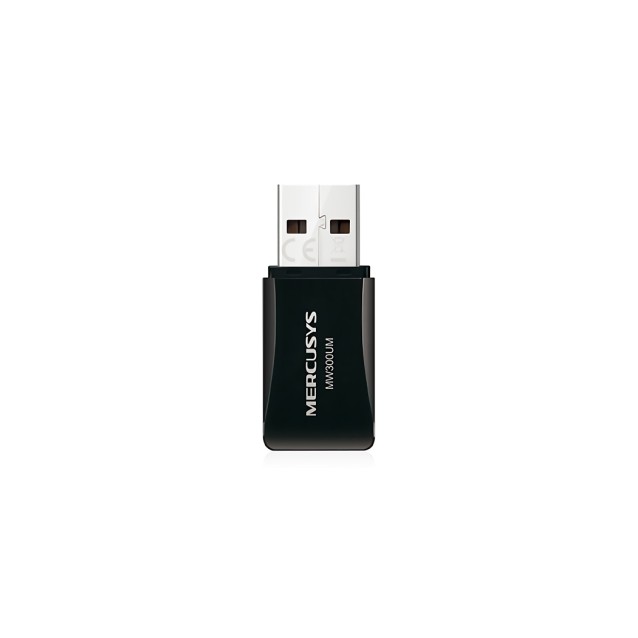 MERCUSYS Wireless Mini USB Adapter MW300UM, 300Mbps, Ver. 3