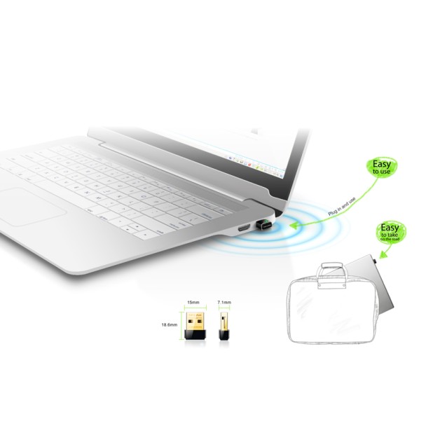 TP-LINK Ασύρματο N Nano USB Adapter TL-WN725N, 150Mbps, Ver. 1.0