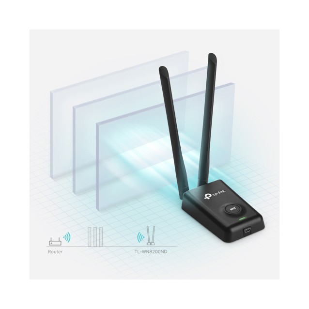 TP-LINK 300Mbps High Power Wireless USB Adapter, Ver. 2.0