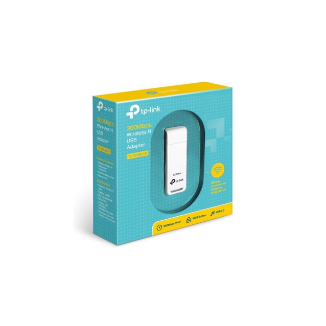 TP-LINK Ασύρματο USB Adapter TL-WN821N, 300Mbps, Ver. 6.0