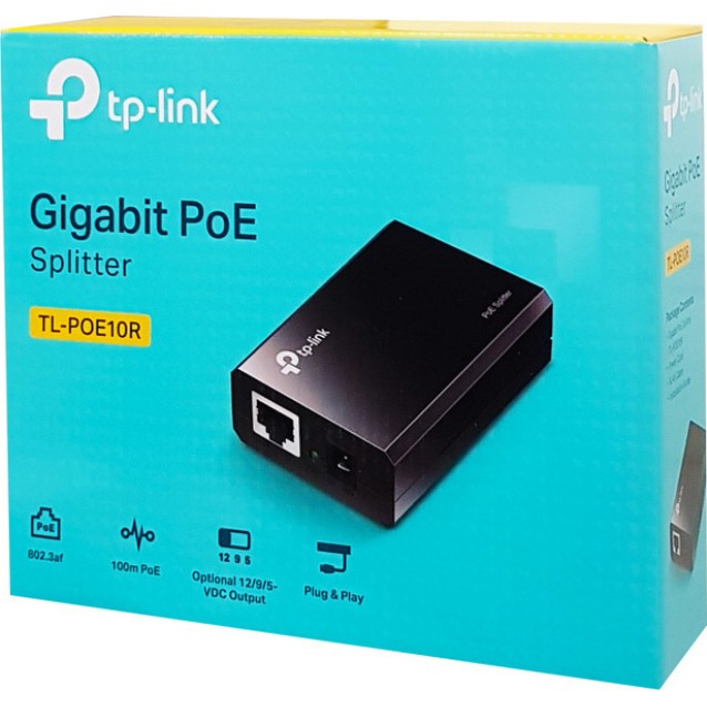 TP-LINK PoE splitter POE10R, 2x 10/100/1000Mbps