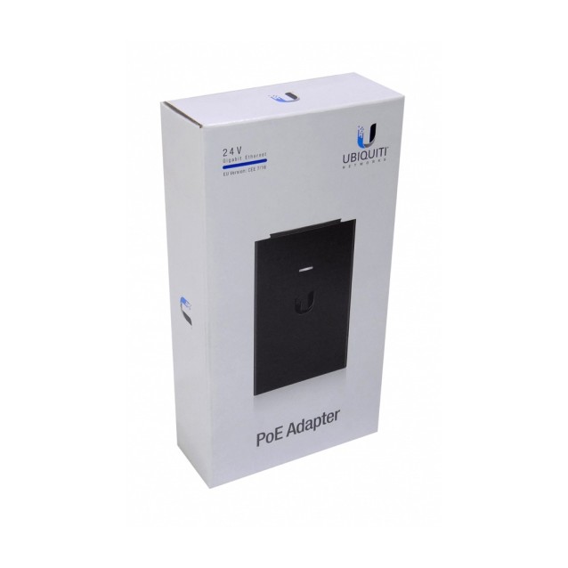 UBIQUITI Gigabit PoE Adapter POE-24-12W-G, 24V, 0.5A 12W, με power cable