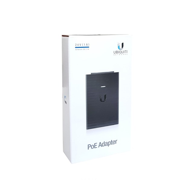 UBIQUITI PoE Adapter POE-24-24W, 24V, 1A, 24W, με power cable
