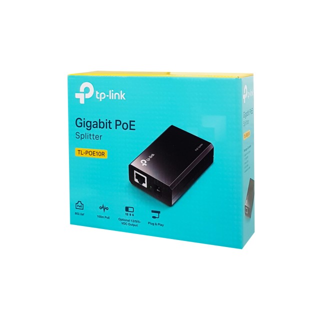 TP-LINK PoE splitter TL-POE10R, 2x 10/100/1000Mbps, Ver. 11.0