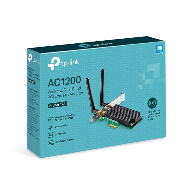 TP-LINK Wireless PCI Express Adapter ARCHER T4E, Dual Band, Ver. 1.0