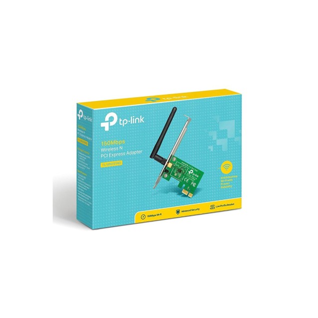 TP-LINK Ασύρματο N PCI Adapter TL-WN781ND, 150Mbps, WPA/WPA2, Ver. 1.0