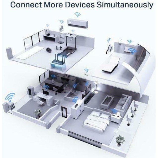 TP-LINK router Archer AX50, WiFi 6, 3000Mbps AX3000, Ver. 1.0