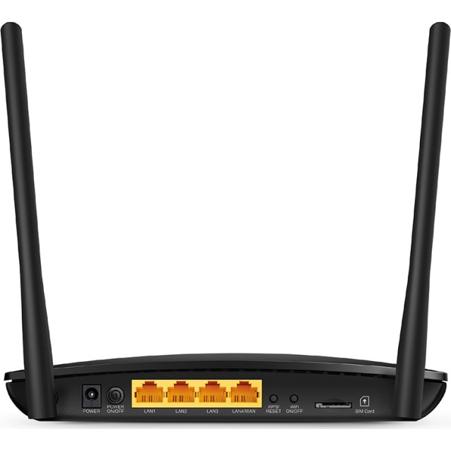 TP-LINK Wireless N Router TL-MR6400, 4G LTE, Wi-Fi 300Mbps, Ver. 4.0