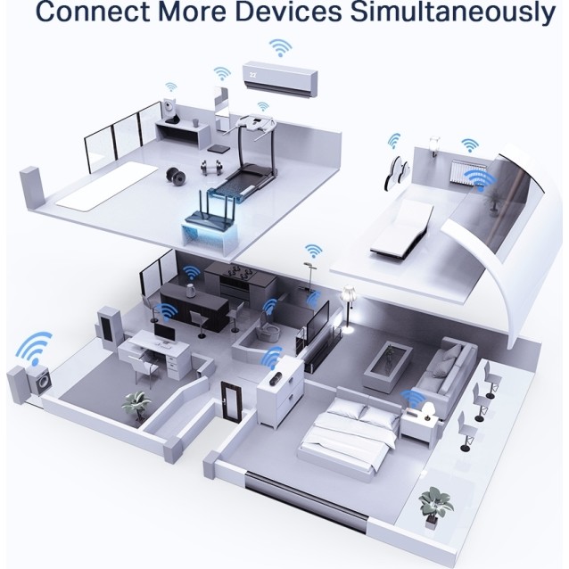 TP-LINK router Archer AX50, WiFi 6, 3000Mbps AX3000, Ver. 1.0