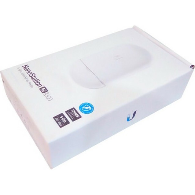 UBIQUITI NanoStation Loco 5AC, 5GHz, 450Mbps, 13dBi, λευκό