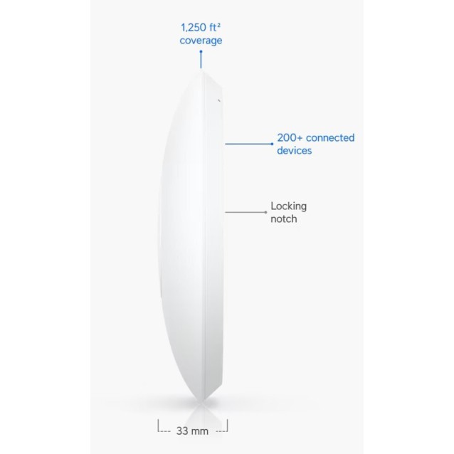 UBIQUITI Access Point UniFi U7 Lite, WiFi 7, Dual band, PoE
