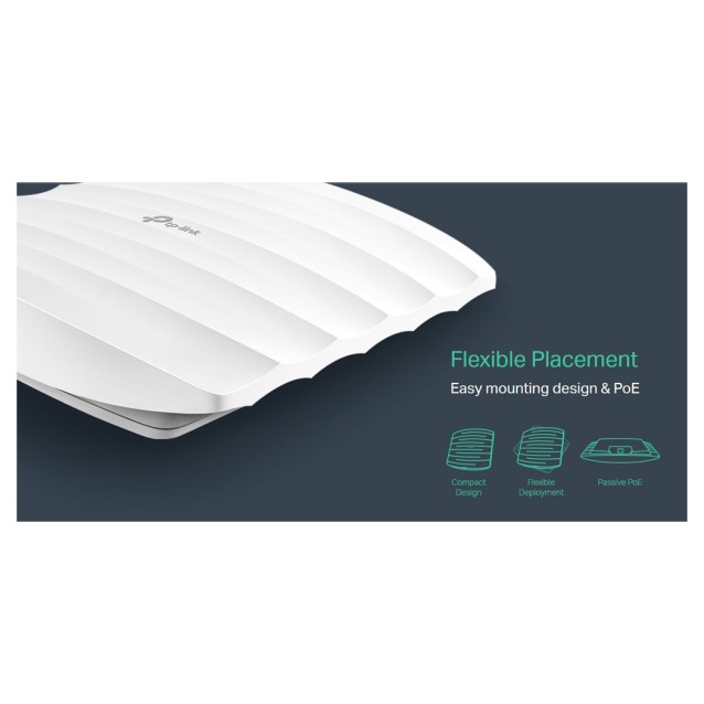 TP-LINK 300Mbps Wireless N Ceiling Mount Access Point EAP110, Ver. 4.0