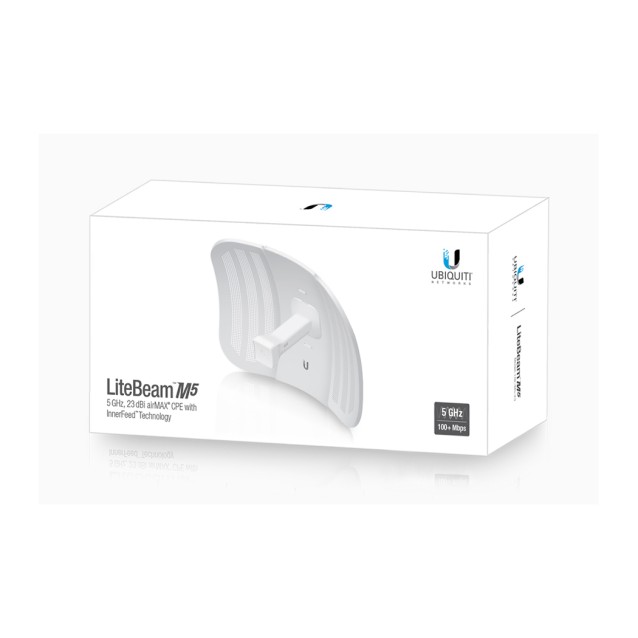 UBIQUITI LiteBeam M5 airMAX CPE Access Point LBE-M5-23, 23dBi, 5GHz