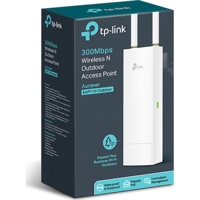 TP-LINK Wireless N Outdoor Access Point EAP110-OUTDOOR 300Mbps, Ver. 3.0