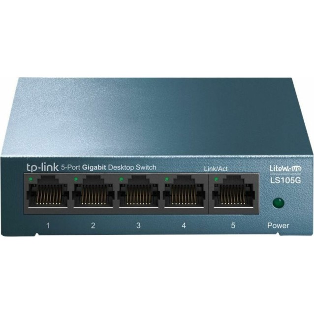 TP-LINK Desktop Switch LS105G, 5-port 10/100/1000Mbps, Ver. 1.0