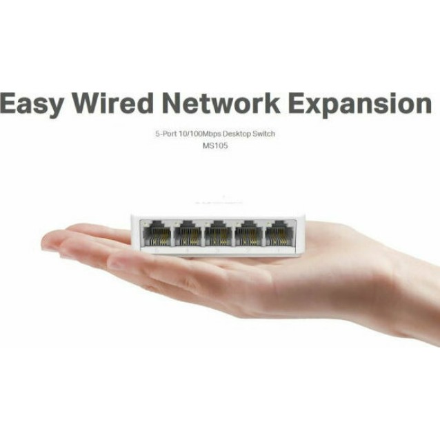 MERCUSYS Desktop Switch MS105, 5x 10/100 Mbps, Ver. 2