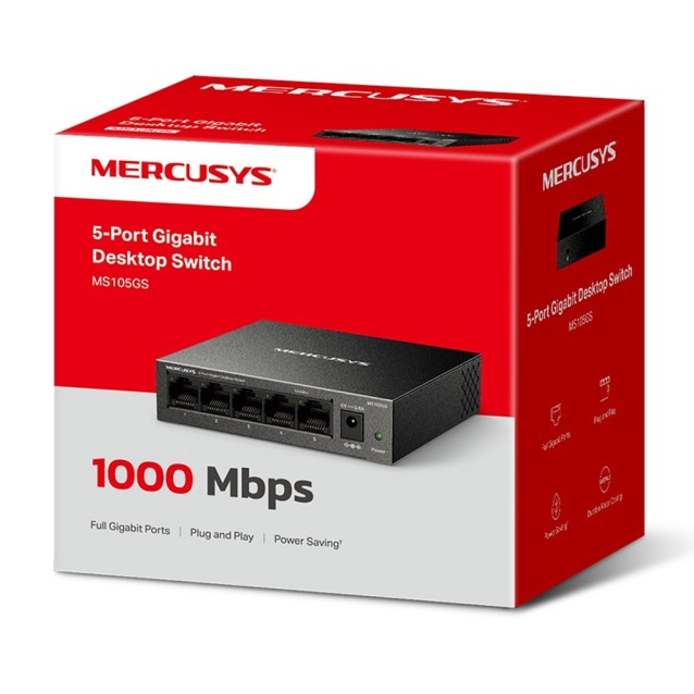 MERCUSYS MS105GS 5-Port Gigabit desktop switch