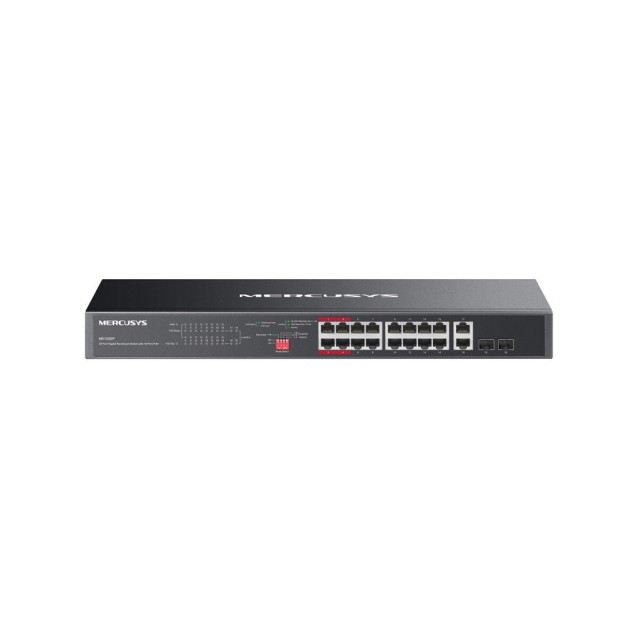 MERCUSYS MS128GP 28-Port gigabit rackmount switch με 24 θύρες PoE+