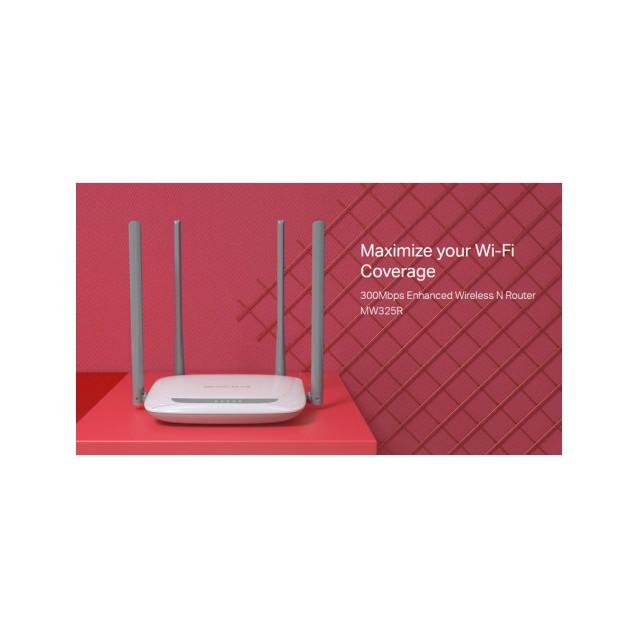 MERCUSYS Wireless N Router MW325R, 300Mbps, Ver. 2.0