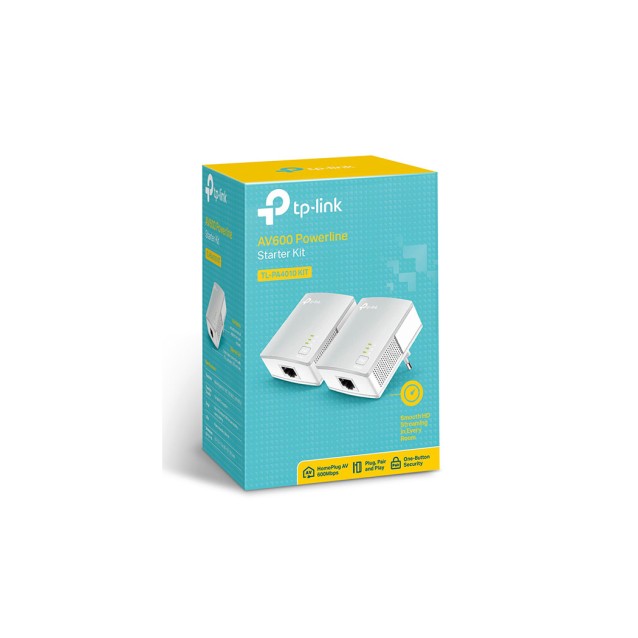 TP-LINK AV600 Powerline Starter Kit TL-PA4010 KIT, Ver. 3.0