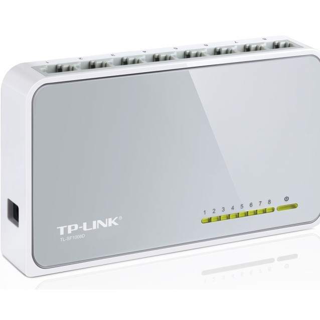 TP-LINK Desktop Switch TL-SF1008D, 8-port 10/100Mbps, Ver. 8.2
