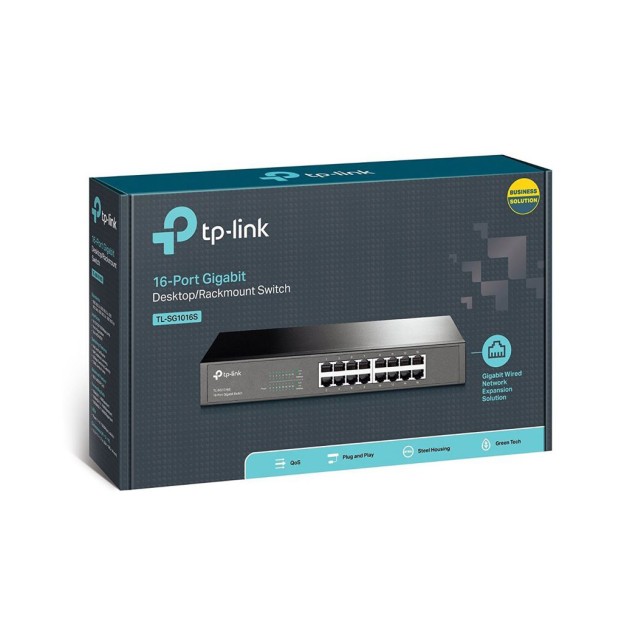 TP-LINK Desktop Switch TL-TL-SF1024D, 10/100Mbps, 24 Θύρες, Ver. 3.0