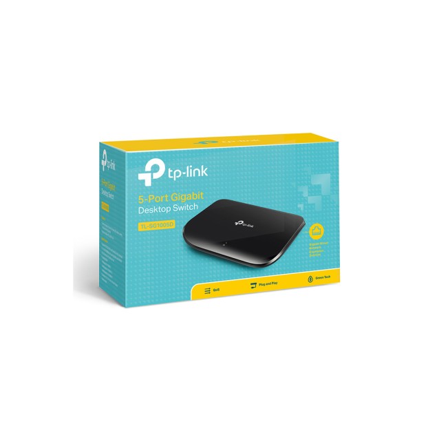 TP-LINK Gigabit Desktop Switch TL-SG1005D 5 Θυρών, Ver. 2.0