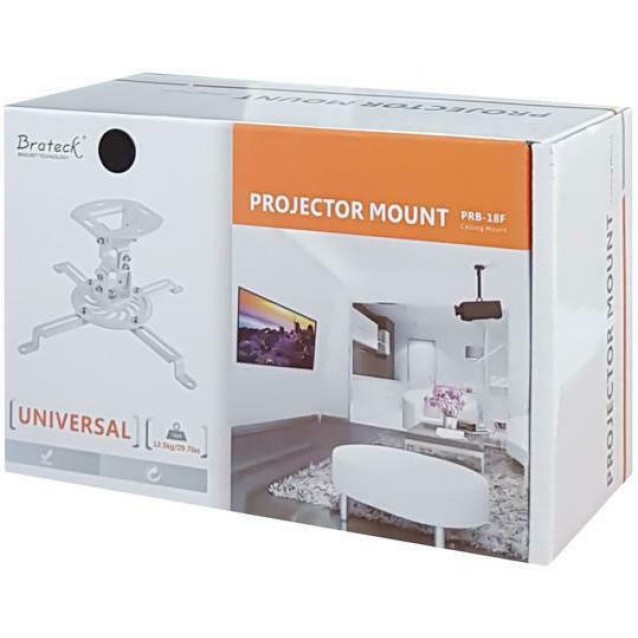 BRATECK Βάση για projectors PRB-18F, οροφής, 360° περιστροφή, έως 13.5kg