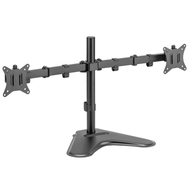 BRATECK βάση γραφείου για 2x οθόνες LDT66-T024, 17-32", έως 9kg BRATECK βάση γραφείου για 2x οθόνες LDT66-T024, 17-32", έως 9kg