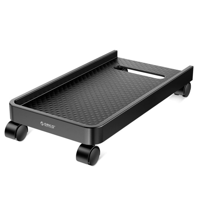 ORICO βάση PC CPB2 με ροδάκια, 45.5x22cm, πλαστική, μαύρη