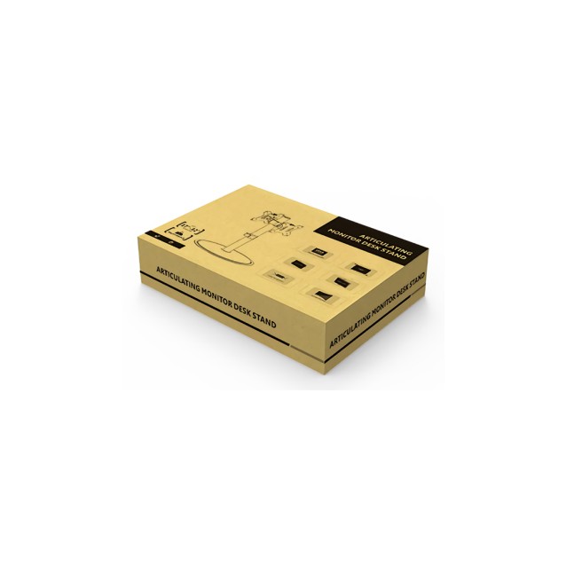 BRATECK Βάση γραφείου LDT40-T02 για 2 οθόνες 17" - 32" ή mini PC, 8kg