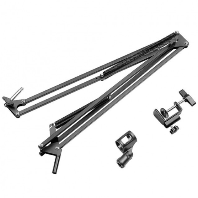 MS-390 Αναδιπλούμενη βάση-γερανός μικροφώνου τύπου ψαλίδι.