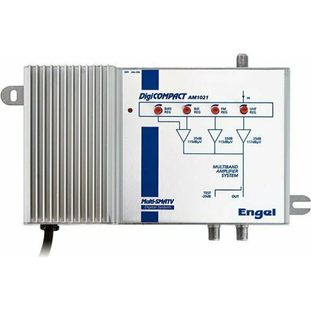 Ενισχυτής Κεντρικός ENGEL AM1023 4 Εισόδων 40DB 117dBμV Ενισχυτής Κεντρικός ENGEL AM1023 4 Εισόδων 40DB 117dBμV
