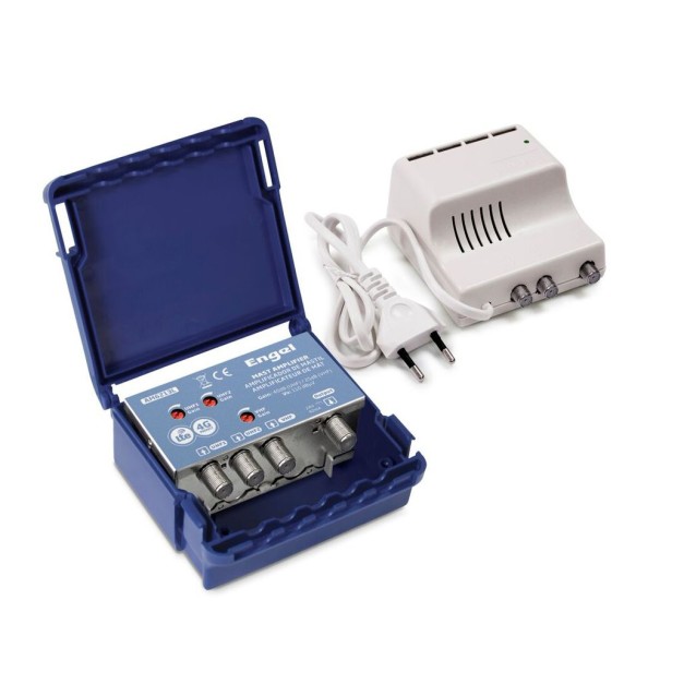 KIT ΕΝΙΣΧΥΤΗ ENGEL AM6213KL LTE + 4G 40dB (ΕΝΙΣΧ.+ΤΡΟΦΟΔΟΤΙΚΟ)