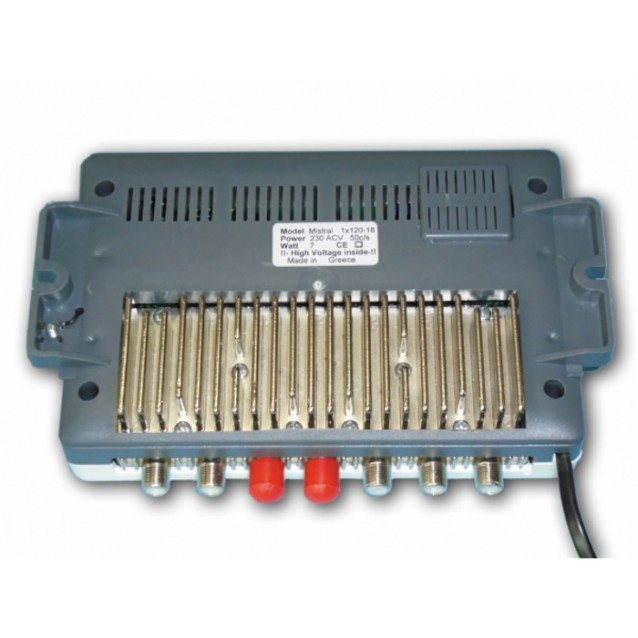 Mistral 1x120 5G Ενισχυτής Κεντρικής Κεραίας 50dB 3 Εισόδων & 1 Εξόδου