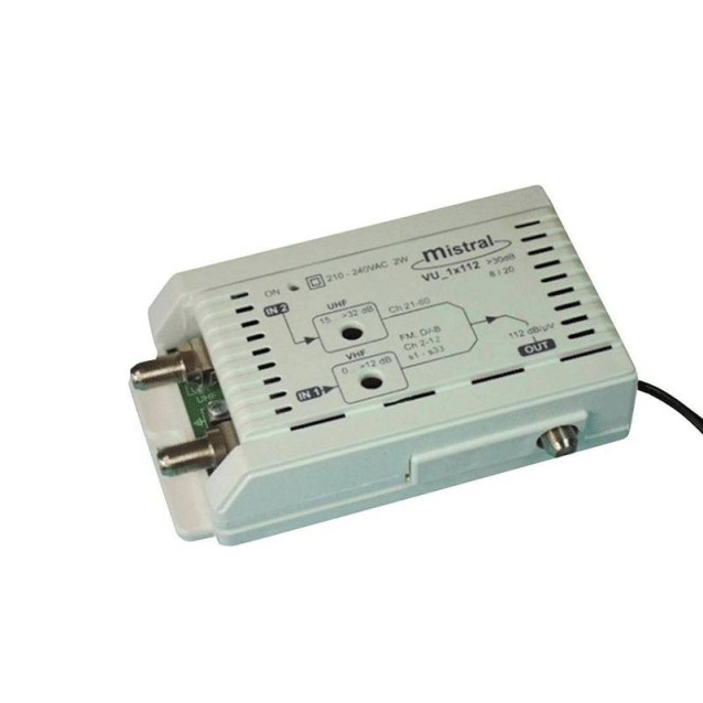 VU 1Χ112 5G Ενισχυτής κεντρικής στα 30 dB