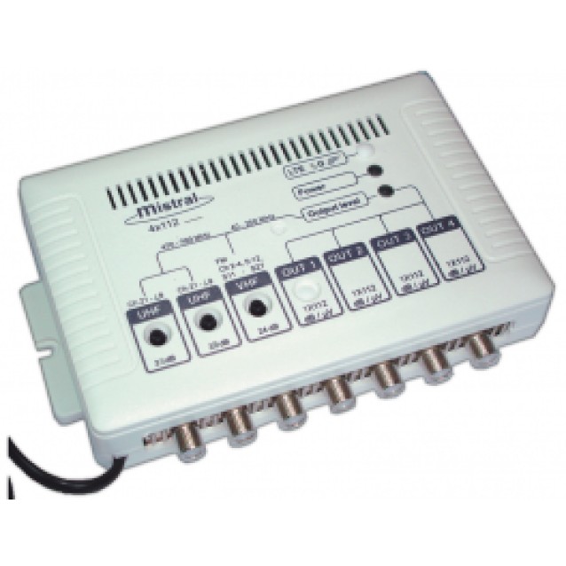 4Χ112 5G Ενισχυτής κεντρικής στα 36 dB