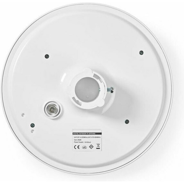 Εξωτερική κεραία HDTV NEDIS ANOR5003BK700 46dB FM / VHF / UHF με τεχνολογία προστασίας LTE/4G