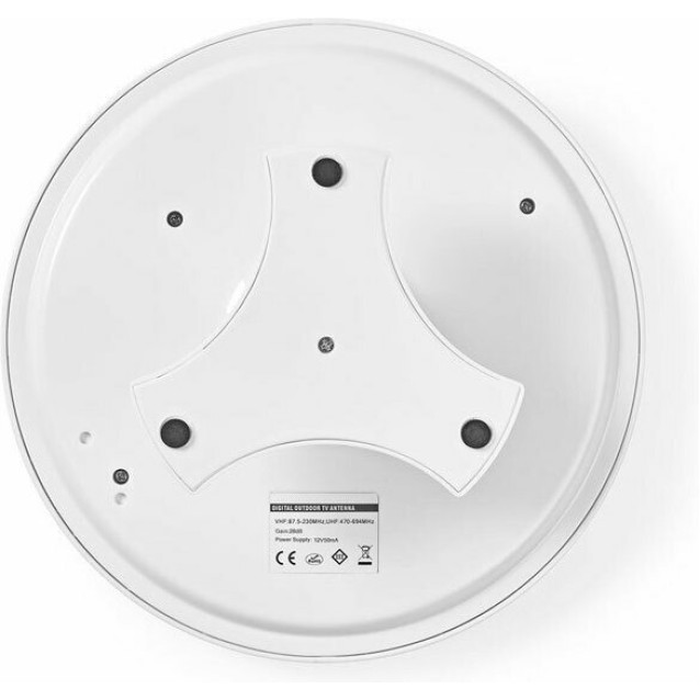 Εξωτερική κεραία HDTV NEDIS ANOR5003BK700 46dB FM / VHF / UHF με τεχνολογία προστασίας LTE/4G