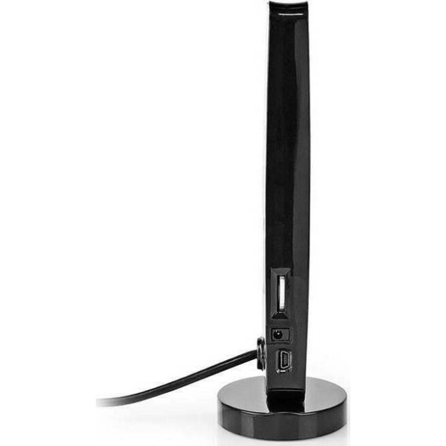 Nedis Εσωτερική Κεραία Τηλεόρασης σε Μαύρο Χρώμα Σύνδεση με Coaxial Καλώδιο (ANIR1504BK700)